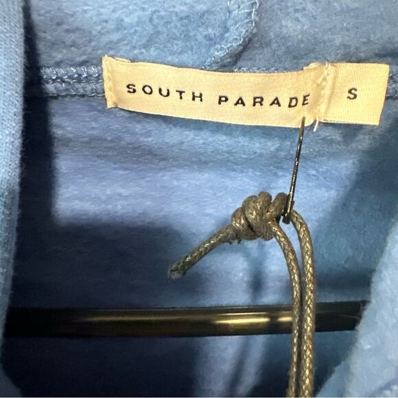 Revolve South Parade Charlie Sports Club Hoodie Ocean Blue Size S - Picture 10 of 10